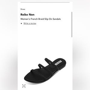 Reike Nen sandals size 39 Black